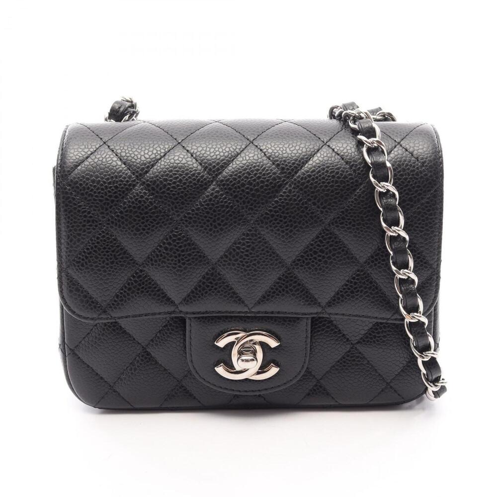 Chanel Mini Matelassé Shoulder Bag/Handbag, Caviar Leather (Grained Calfskin)...